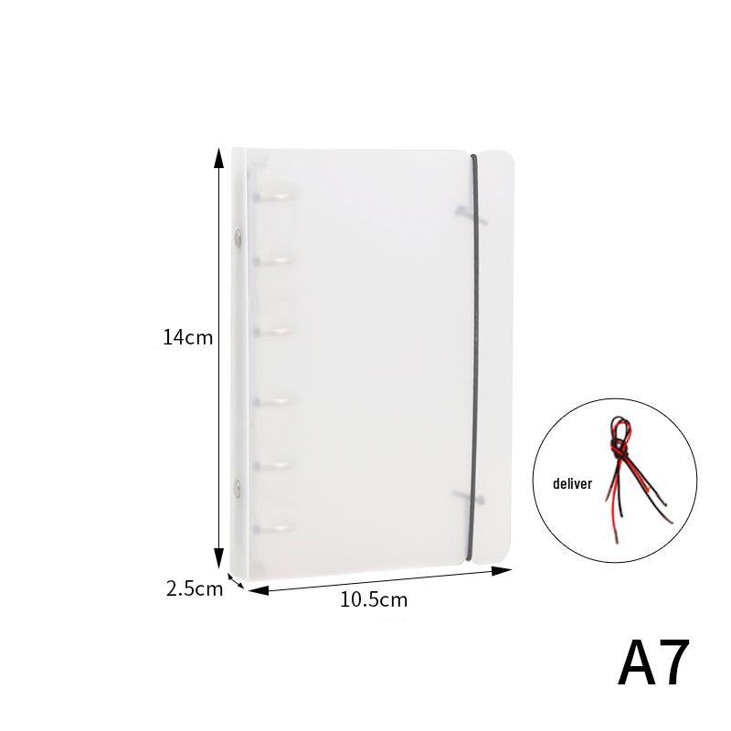 Loose-Leaf Ring Binder Notebook Cover, A4/B5/A5/A6, 4/6/9 Hole Portfolio File Folder