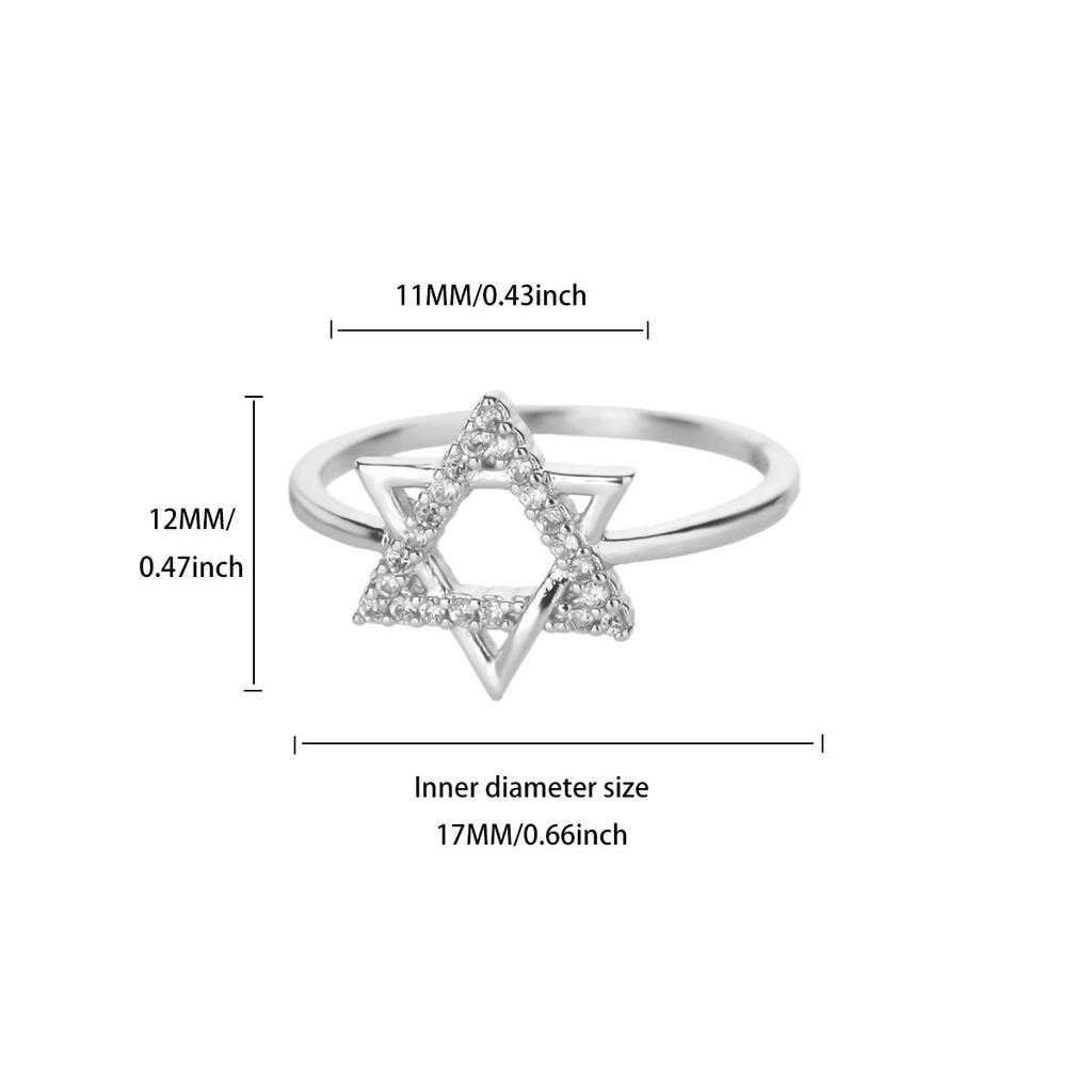 Hot-selling Zir*****pen Ring Women's Fashion Simple Wind Moon Butterfly Diamond Ring Jewelry