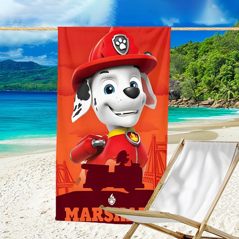 1pc Paw Paw3 Beach Towel, Beach and Seaside Swimming Pool Equipment, Fashion Pattern, Rectangular, Travel Essentials