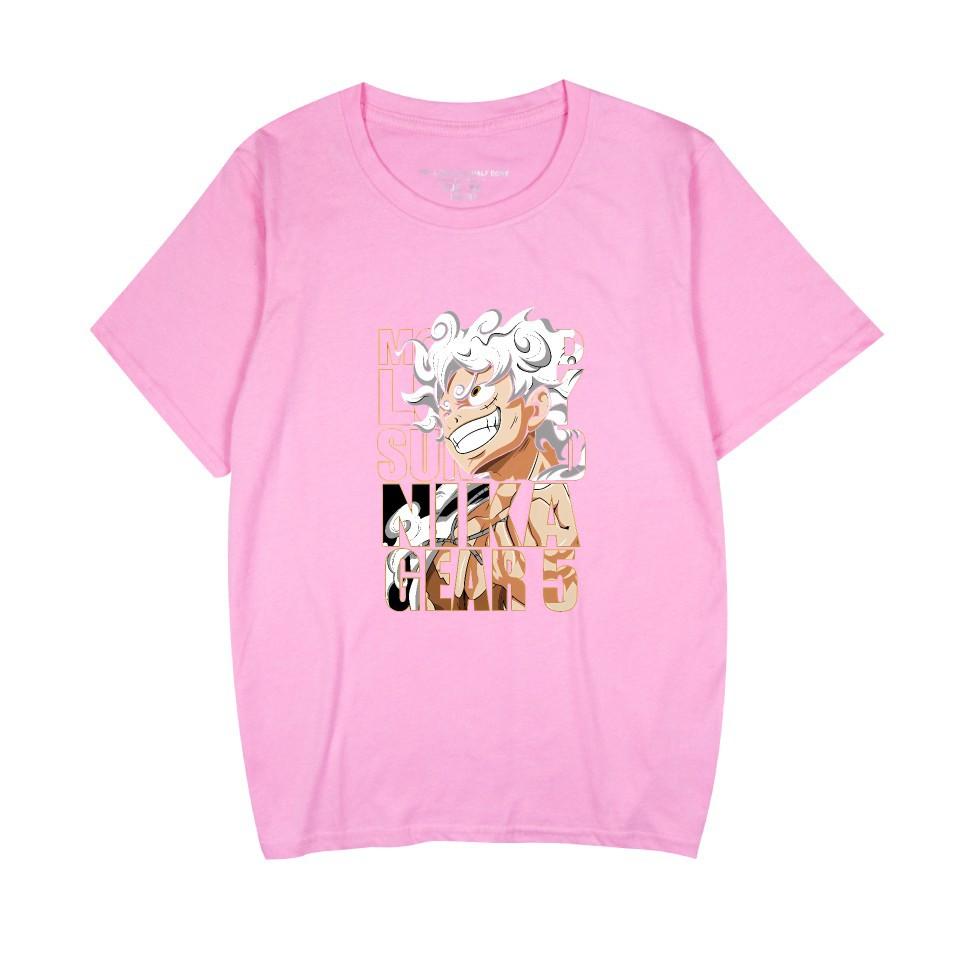 ONE PIECE Аниме Одежда Модные Футболки Свободные Повседневные Топы с Круглым Вырезом для Женщин Мужчин Футболки с Коротким Рукавом