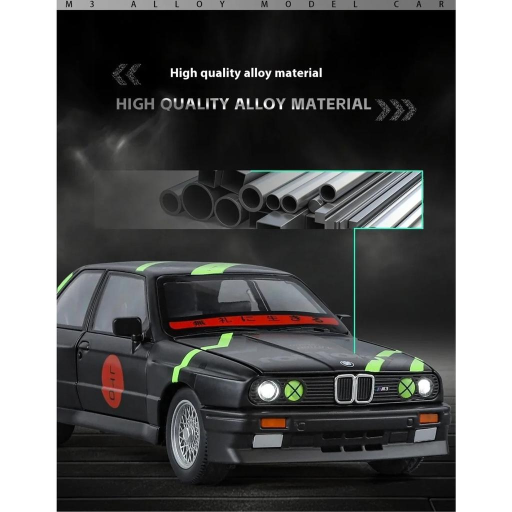 1/24 литая модель автомобиля BMW M3 Street Car Decal Version литая модель автомобиля
