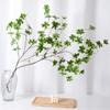4 шт. искусственные зеленые стебли фикуса стебли фикуса ветки искусственные ветки фикуса листья искусственные растения для домашнего офиса декор