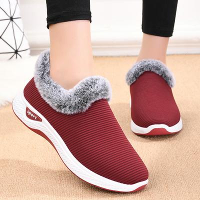 Модные ботинки на платформе, женские зимние ботинки, плюшевые женские туфли, туфли без застежек, женские новые ботильоны, модные удобные ботинки Botas Mujer, зимняя обувь