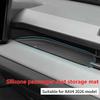Heenvn For Toyota RAV4 2026 Center Console Silicone Mat Kit Wireless Charging & Cup Holder Storage Pads