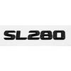 3D ABS Car Rear Trunk Badge Emblem Decals Sticker Decoration accessories for Mercedes Benz SL63 SL65 SL280 SL300 SL320 HG9