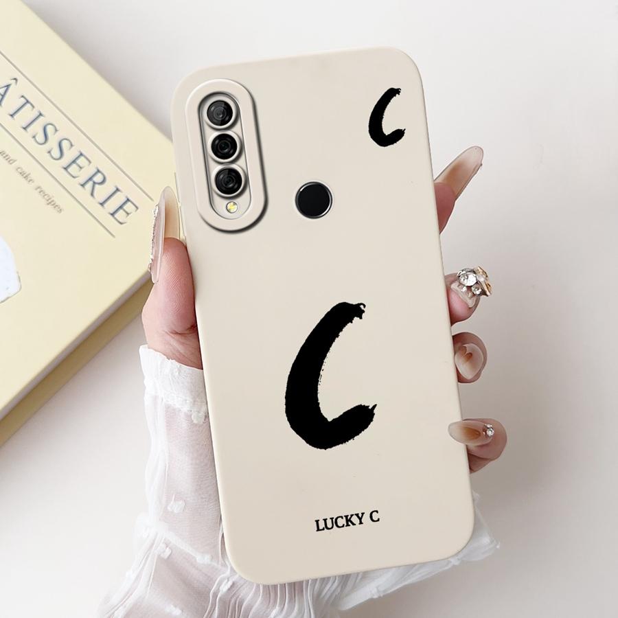 Для Huawei Y9 Prime 2019 STK-L21 Чехол Счастливой буквой от A до Z Расписной Мягкий Силиконовый Защитный Задний Чехол Для HuaweiY9 Y 9s 2019 Capa
