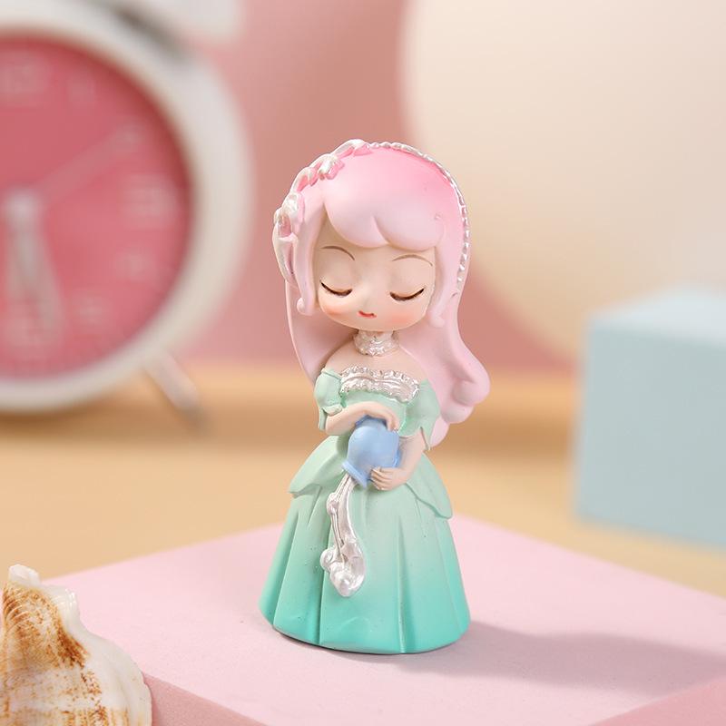 Fashionable Zodiac Ornaments: Hand-Painted Resin Figurines for Girls' Bedrooms