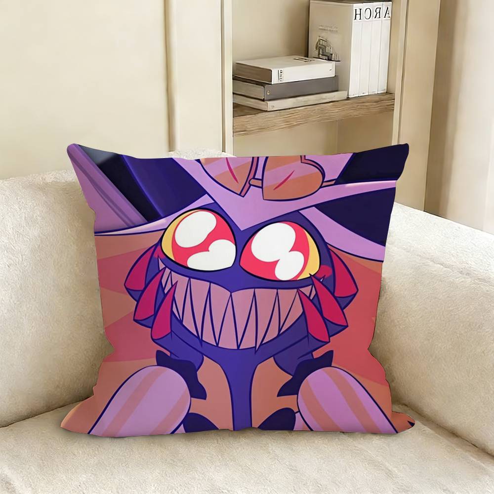 Sir Pentious HHazbin HHotel Pillow Case Living Room Sofa Cushion Cover Suitable For Home Bedroom Room Decoration