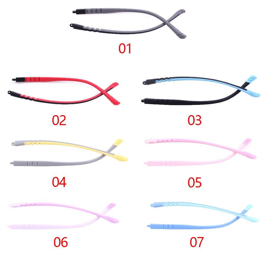 Silicone Anti-Slip Single Tooth Glasses Arm Replacement Leg Spectacle Frame Eyewear Accessories