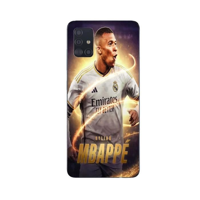 Coque Maniacase pourSamsung Galaxy A51 5g Kylian Mbappe Real Madrid Wallpaper