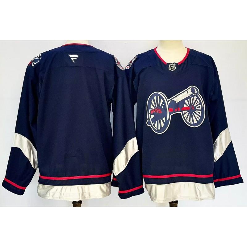 Mens Womens Ice Hockey Practice Jersey Long Sleeve Training Shirt NHL Team Style Utah Grizzlies Devils Kraken Blue Jackets