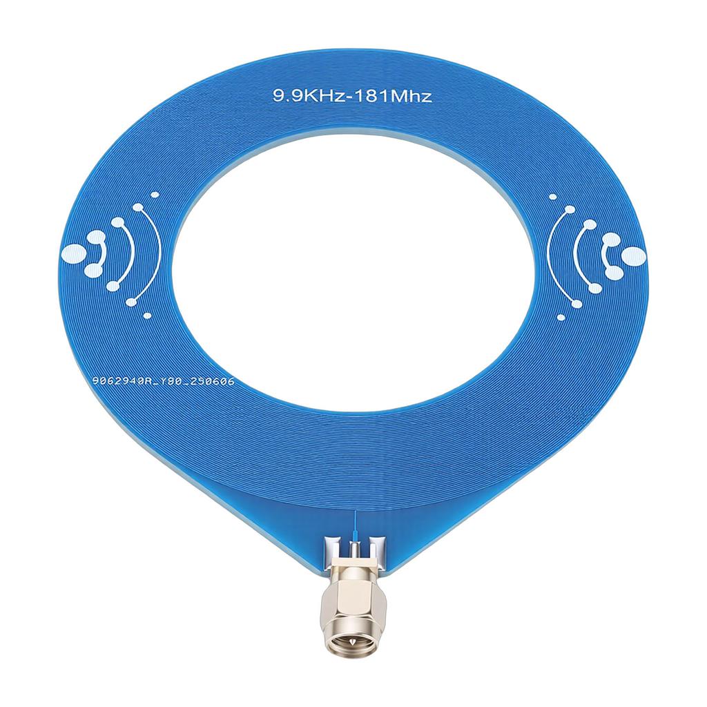 Small Loop Aerial 9.9KHz 181MHz RP SMA Male Connector FM AM SW Donut Aerial for Software Defined Radio