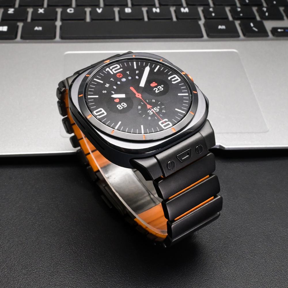 Роскошный титановый ремешок для Samsung Galaxy Watch Ultra 2025 Металлический ремешок для SAMSUNG GALAXY WATCH ULTRA 47MM 2024 Аксессуары