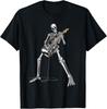 Skeleton Playing Guitar - Rock And Roll Graphic Band Gift Unisex T-Shirt