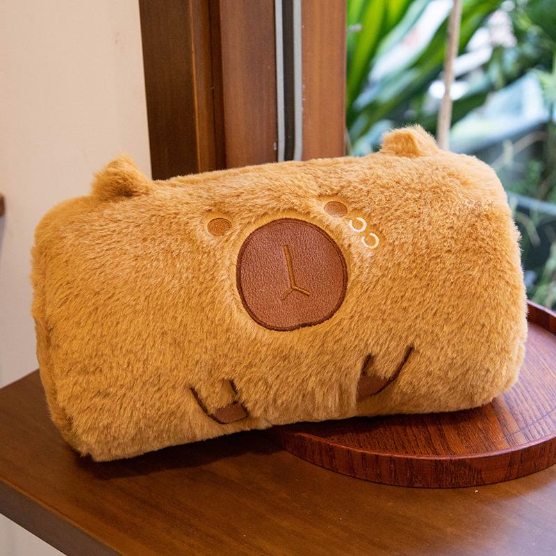 Новая грелка для рук Capybara, супер мягкая, сохраняет тепло зимой, удобная мягкая игрушка в виде мультяшного животного, куклы, подарки на день рождения для детей, декор