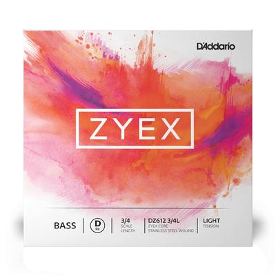 Деревянная басовая струна Zyex D струна DZ612 Light Tension D'Addario (контрабас) 3/4 л []