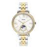 Fossil JACQUELINE ES5166 Women's Watch, Silver & Gold