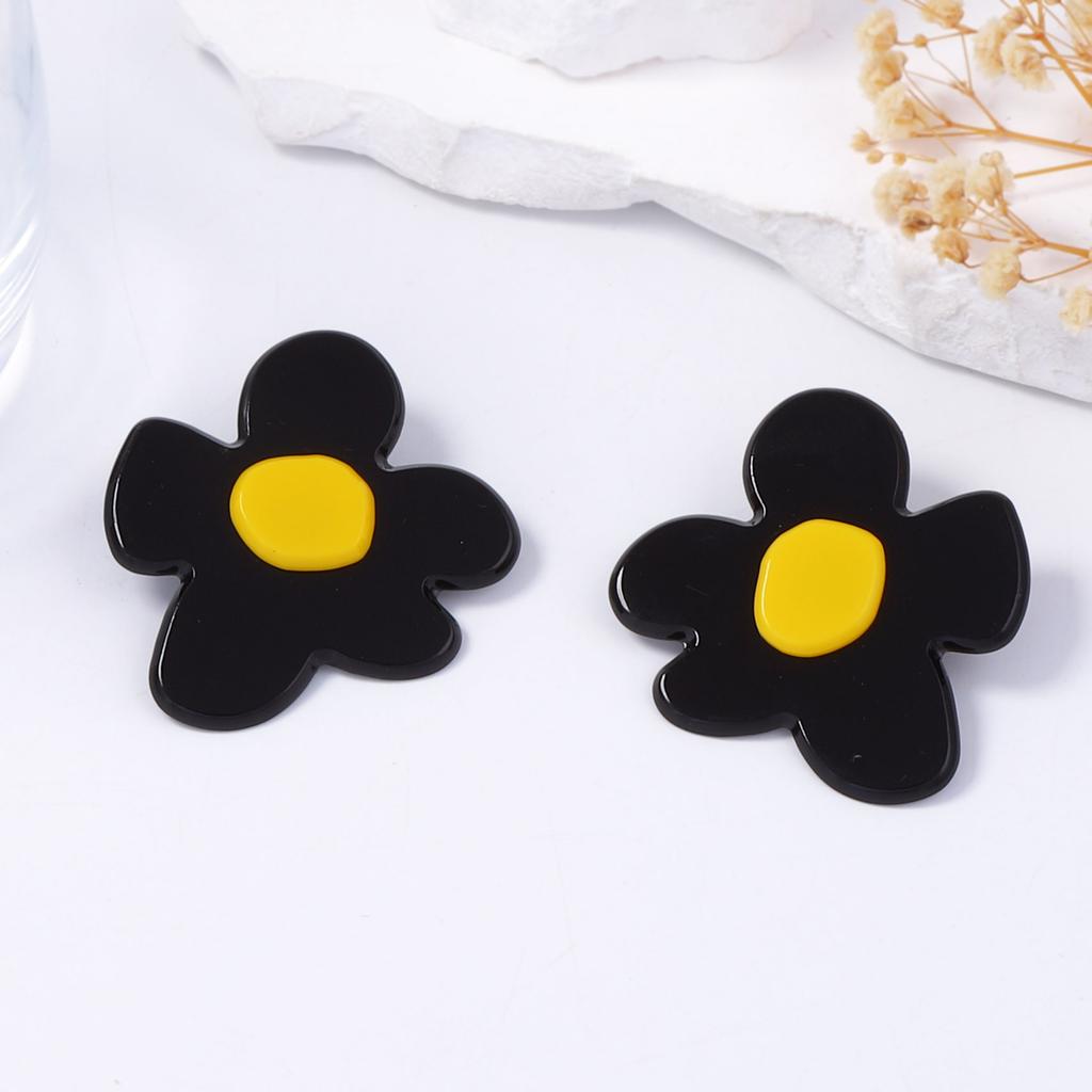 Acrylic Earrings Colorful Fashion Earrings Women'S Charm Earrings For Daily Wear Spring Casual Outings
