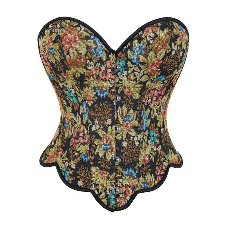 Women S Khaki Back Lace Up Deep V Neck Heart Shaped Corset Bustier
