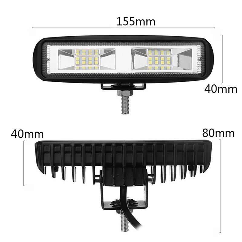 LED Headlights 12 For Auto Motorcycle Truck Boat Tractor Trailer Offroad Working Light 36W LED Work Light Spotlight