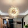 Dandelion Crystal Chandelier: Luxurious Nordic Style Living Room Light
