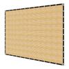 90% Sun Shade Cloth Privacy Screen 12 X 20 Ft for Patio Garden (Beige)