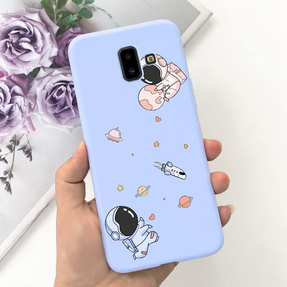 Чехол для Samsung Galaxy J6 Plus 2018 Samsung J6 (2018) J6+ J 6 J6Plus J610F J600G Милый Конфетный Цвет Мягкий Силиконовый Задний Чехол для Телефона