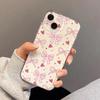 Прозрачный чехол из ТПУ для Samsung Galaxy S25 Ultra S24 Plus S23 FE S22 A56 A16 A15 A34 A35 A55 с дизайном в виде розового бантика