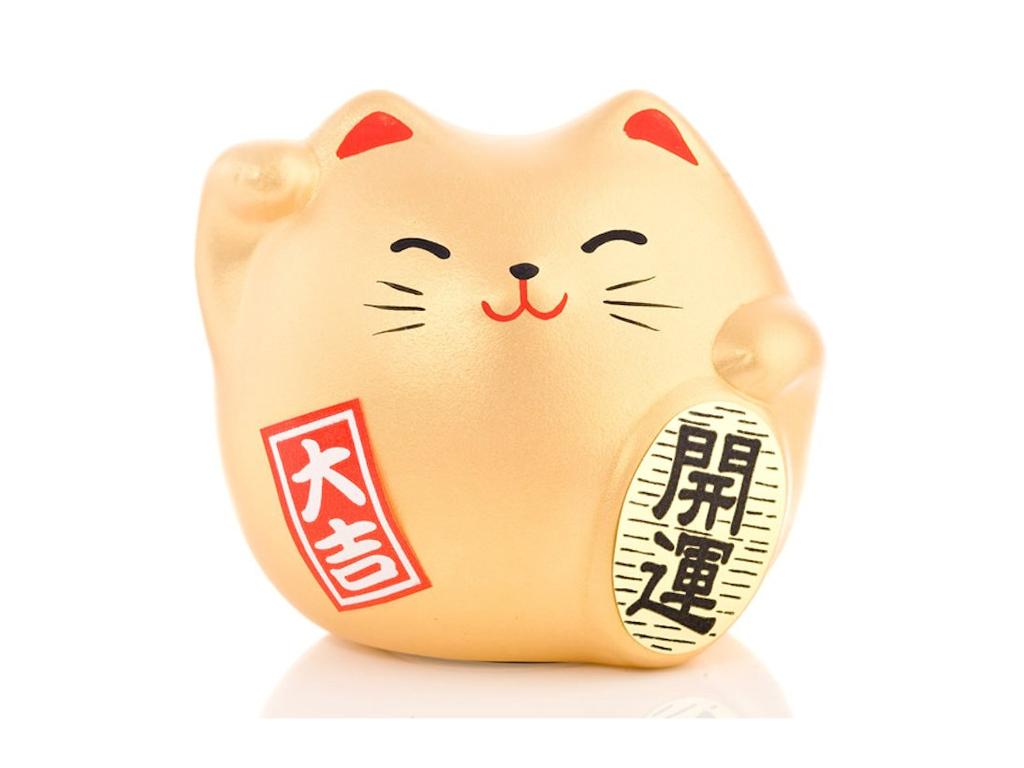Figurka maneki neko - majątek