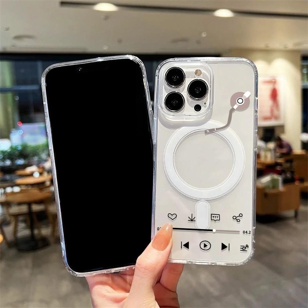 Магнитный чехол для телефона для iPhone 12 14 16 17 Pro 17 16 15 14 13 12 Pro Max 12 13 14 15 16 Высококачественный противоударный чехол Полная защита Милый стиль