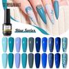 Semi Permanent Nail Gel Blue Series Gel Nail Polish