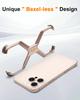 Oatsbasf Безрамочный Металлический X-образный Чехол для Телефона для iPhone 16 Pro/Pro Max Алюминиевый Сплав Минималистичный Ударопрочный Защитный Чехол