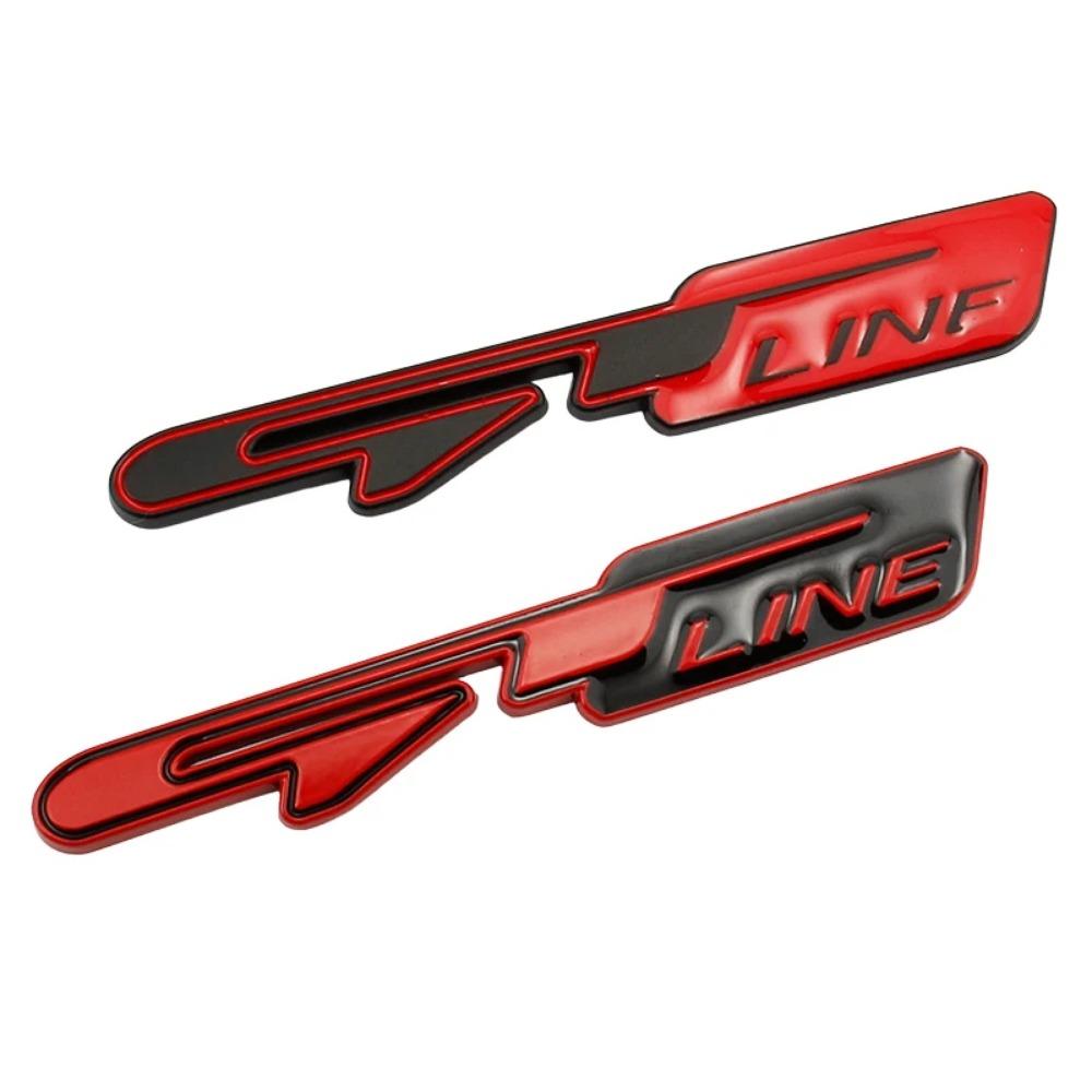 Автомобиль 3D Metal GT Line Logo Багажник Кузов Значок Эмблема Наклейки Для K3 K5 Sportage ceed niro rio picanto continue sorento stonic