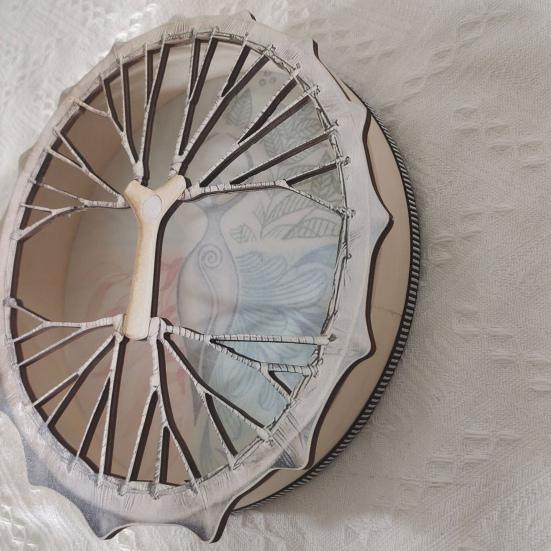 Забавный мягкий нежный текстурный тамбурин, китайский аллегро, ударный инструмент, куайбан, трещотка для домашней игры