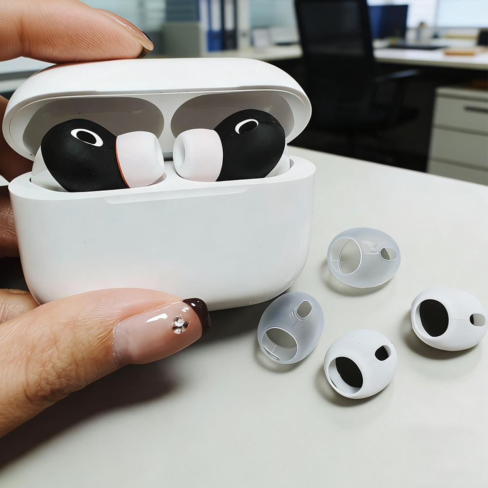Противоскользящие силиконовые насадки-чехлы для Airpods Pro 3 Съемные чехлы для наушников Защита для наушников