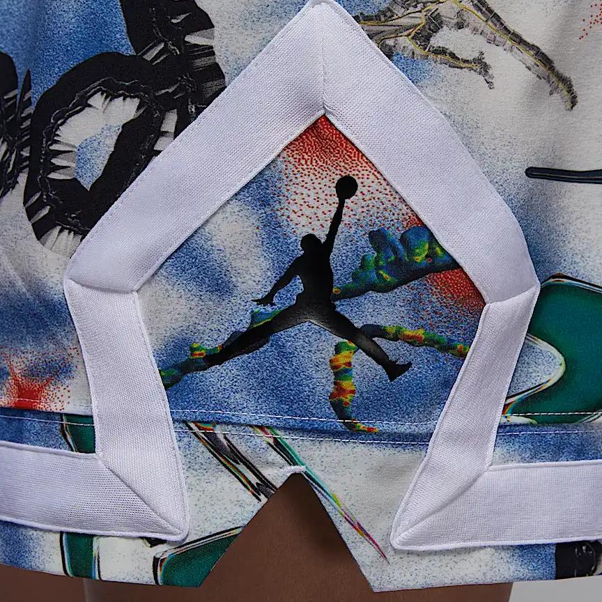 Jordan SportDri FIT Diamond Casual Shorts Men's White/Black HF9942-100