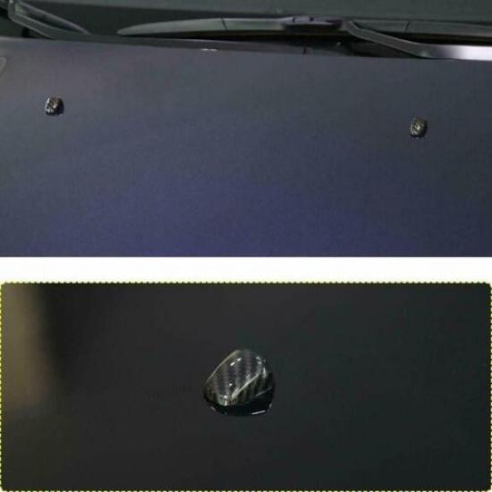 For 2017-2025 Jeep Compass Carbon Fiber Exterior Front Wiper Nozzle Cover Trim2*