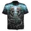 Spiral Direct Unisex Adult Flaming Spine T-Shirt