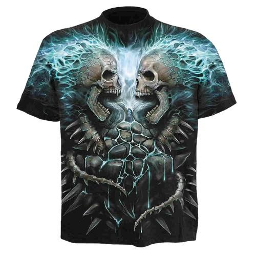 Футболка Spiral Direct Unisex Adult Flaming Spine