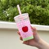 Tritan Water Bottle Transparent Drink Cup Cute Water Cup  Home Office
