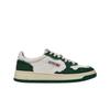 Medalist Low Goatskin Frayed Canvas Sneakers White Eden