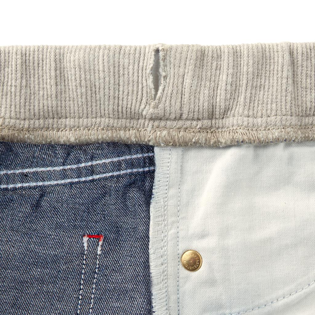 Юбка джинсовая Hickory Logo Simple Girls Baby Kids Clothing S Indigo Blue [MIKI HOUSE] Детская 10-1711-494 (100-110cm)