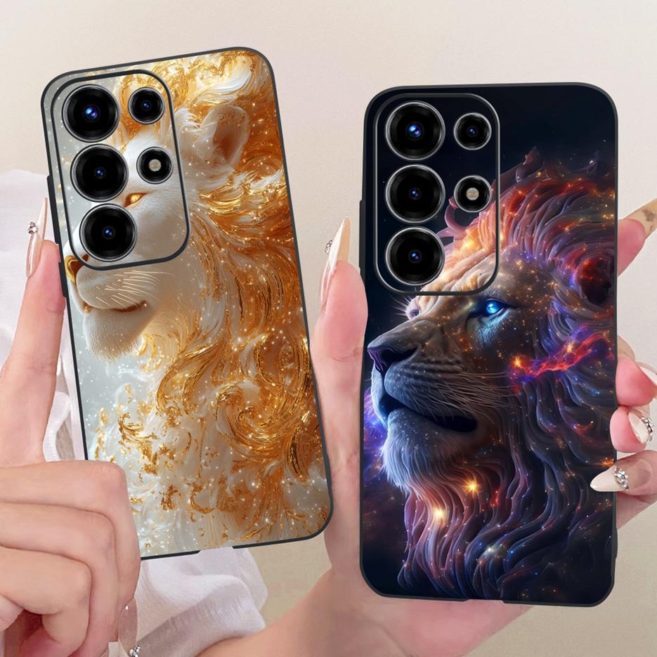 Чехол для Itel Super 26 Ultra Case S688LN Милый Лев Модный Расписной Чехол Мягкий ТПУ Чехол для Телефона Для Itel S26 Ultra Super 26Ultra 5G Сумки