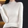 Luxury Shiny Crystal Turtleneck Sweaters Women Fashion Slim Rhinestones Knitted Jumper Ladies Solid Soft Warm Pullover