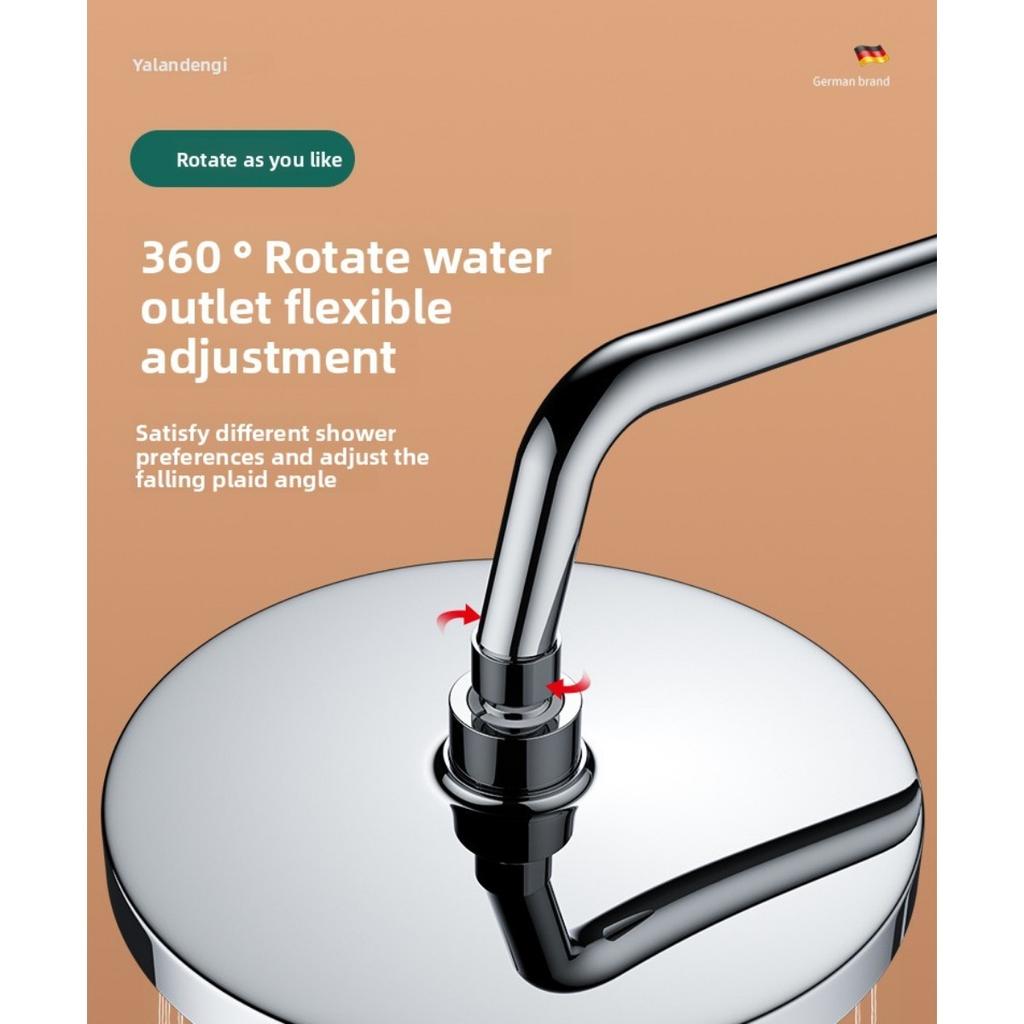 Верхний распылитель, душевая лейка с большим объемом воды под давлением, душевая лейка с одной головкой под давлением для душа, бытовая душевая лейка