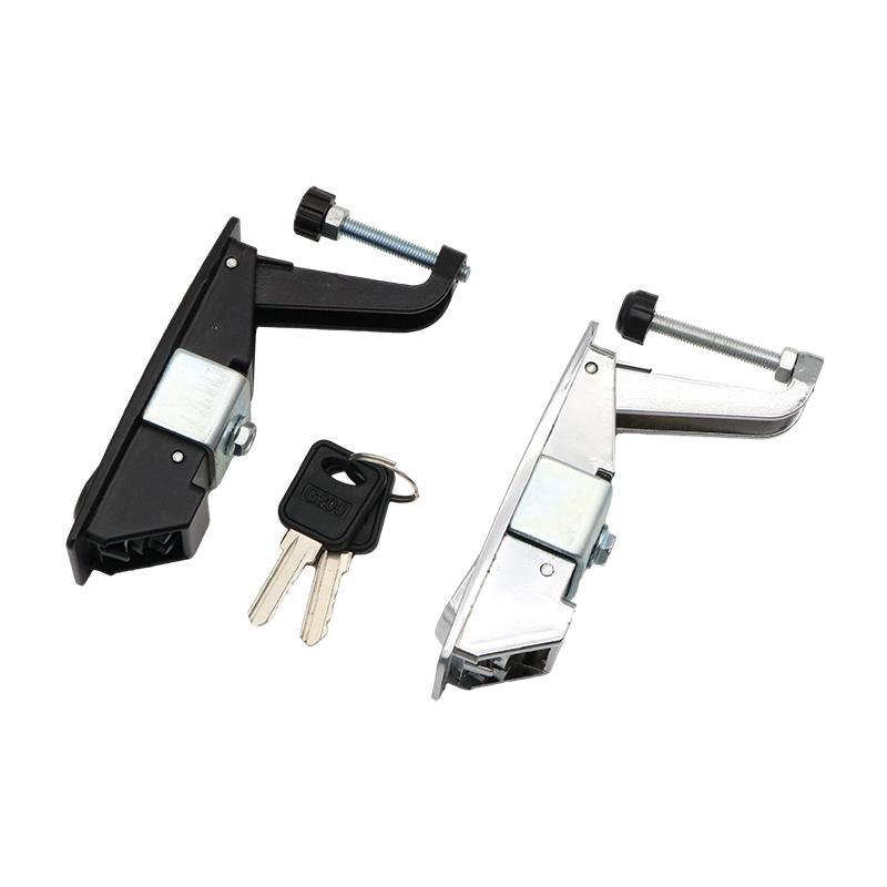 Premium Zinc Alloy Flat Lock with Push-Button Spring Mechanism for Mechanical Equipment, Cabinet Doors, and Electrical Boxes