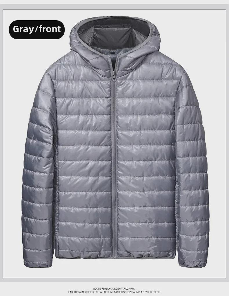 Мужская куртка-пуховик осень/зима 2024 года из хлопка — легкая, короткая модель Bread