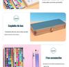 Tin Box: 100-Color Portable Watercolor Paint Set for Kids DIY Nail Art & Painting