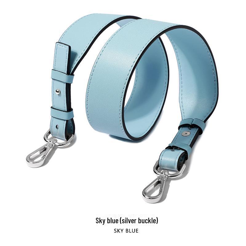 Lychee Pattern Cowhide Bag Replacement Strap - Single, Long, Versatile, Wide Shoulder Style