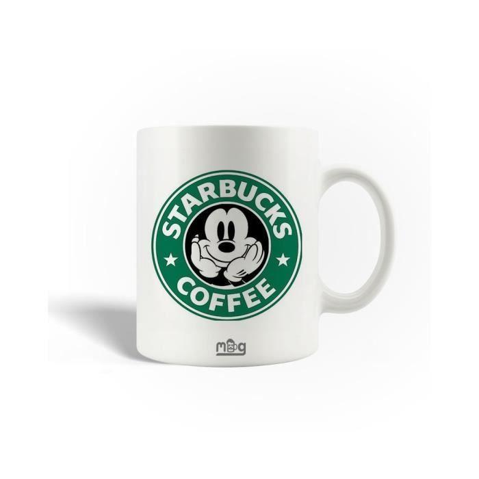 Керамическая кружка - Starbucks - Микки Маус - 30cl - Подходит для мытья в посудомоечной машине - Белый